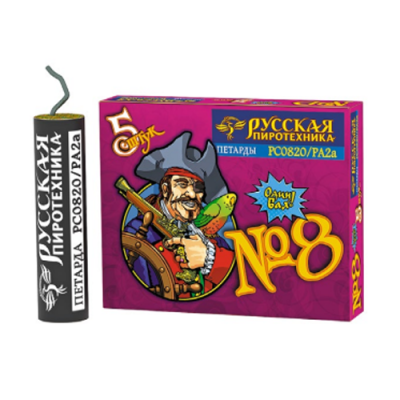 Петарда фитильная № 8 Петарды купить в Ессентуках | essentuki.salutsklad.ru